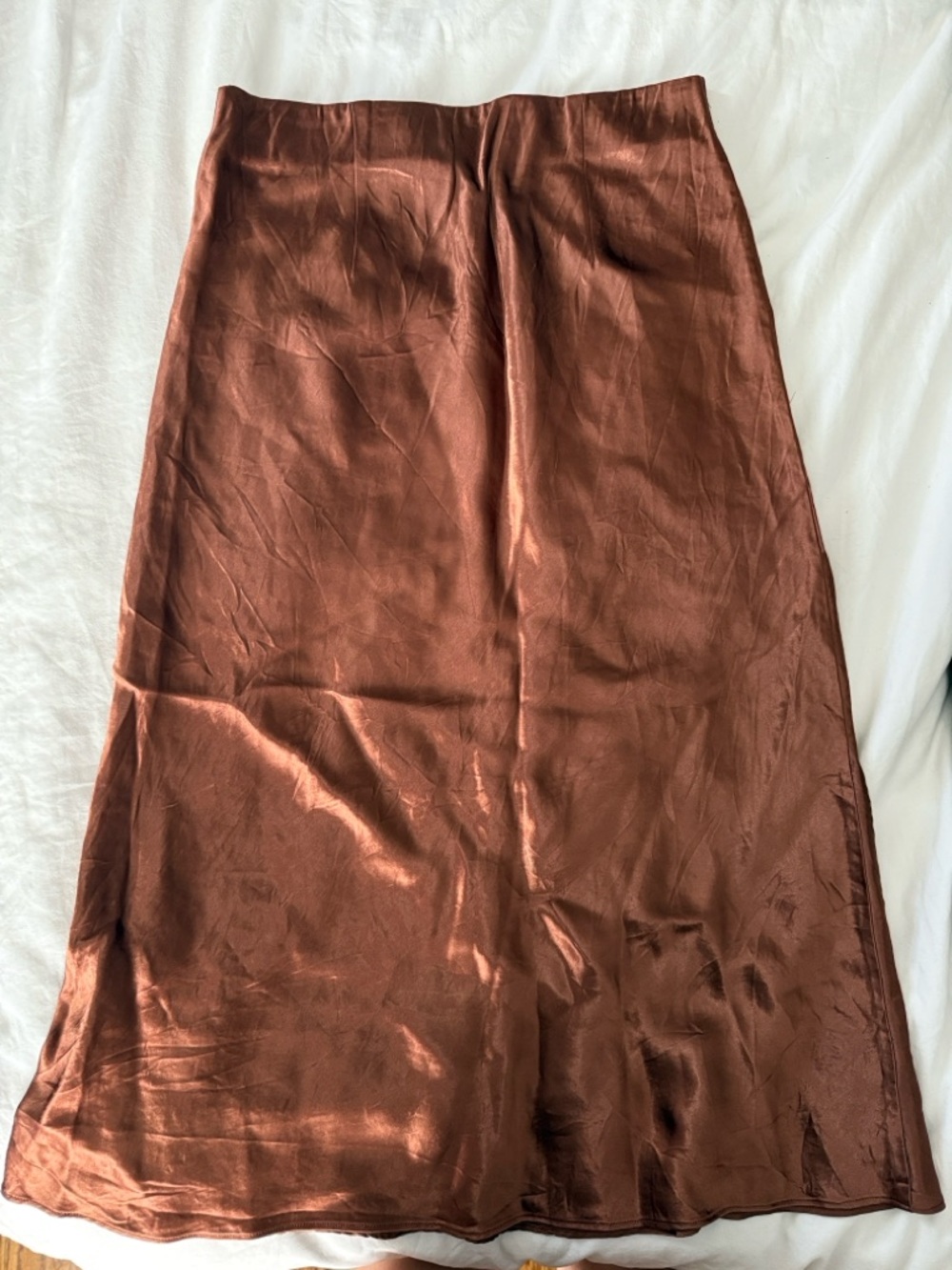 Aritzia Babaton slip satin midi skirt - Picture 3 of 4
